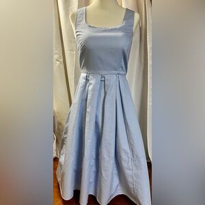 Ann Taylor Light Blue Midi Dress